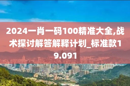 2024一肖一码100精准大全,战术探讨解答解释计划_标准款19.091