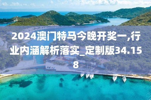2024澳门特马今晚开奖一,行业内涵解析落实_定制版34.158