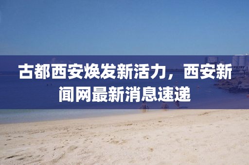 古都西安焕发新活力，西安新闻网最新消息速递