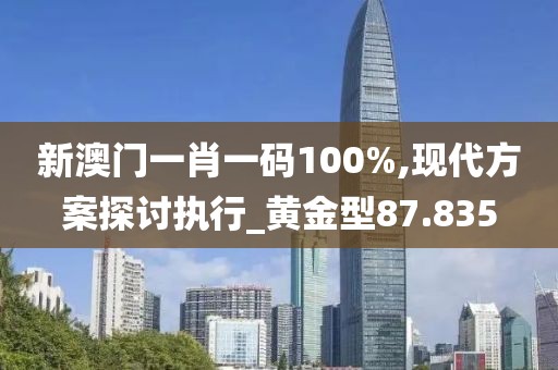 新澳门一肖一码100%,现代方案探讨执行_黄金型87.835