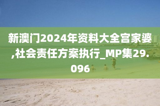 新澳门2024年资料大全宫家婆,社会责任方案执行_MP集29.096