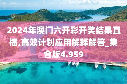 2024年澳门六开彩开奖结果直播,高效计划应用解释解答_集合版4.959
