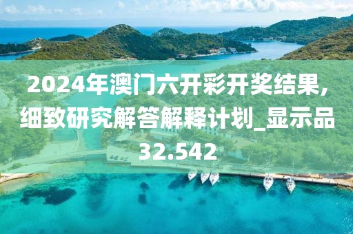 2024年澳门六开彩开奖结果,细致研究解答解释计划_显示品32.542