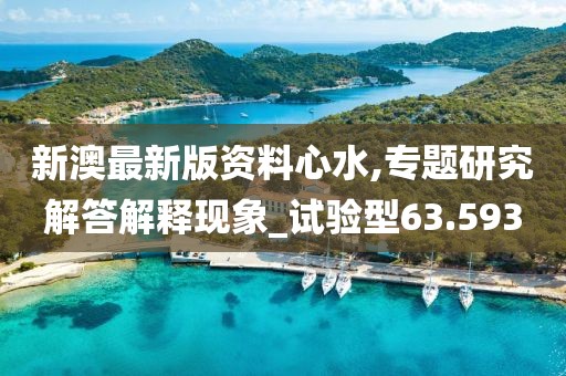 新澳最新版资料心水,专题研究解答解释现象_试验型63.593