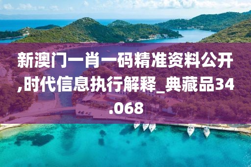 新澳门一肖一码精准资料公开,时代信息执行解释_典藏品34.068