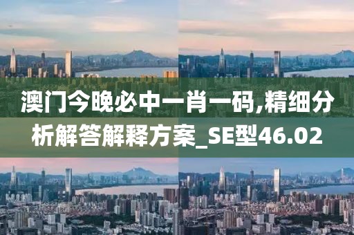 澳门今晚必中一肖一码,精细分析解答解释方案_SE型46.02