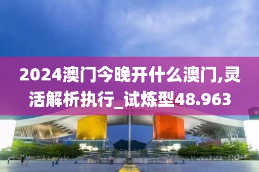 2024澳门今晚开什么澳门,灵活解析执行_试炼型48.963