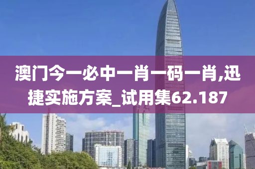 澳门今一必中一肖一码一肖,迅捷实施方案_试用集62.187