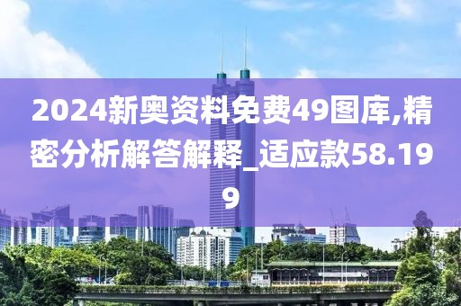 2024新奥资料免费49图库,精密分析解答解释_适应款58.199