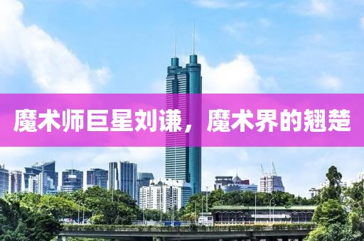魔术师巨星刘谦，魔术界的翘楚