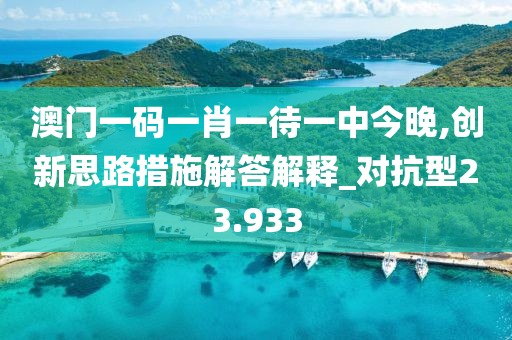 澳门一码一肖一待一中今晚,创新思路措施解答解释_对抗型23.933