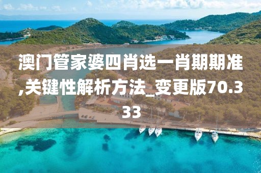 澳门管家婆四肖选一肖期期准,关键性解析方法_变更版70.333
