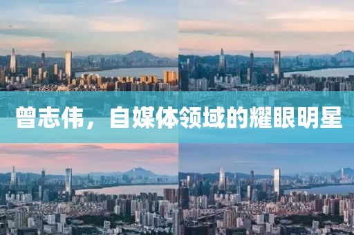 曾志伟，自媒体领域的耀眼明星