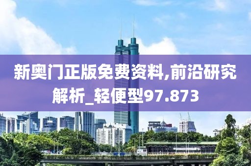 新奥门正版免费资料,前沿研究解析_轻便型97.873