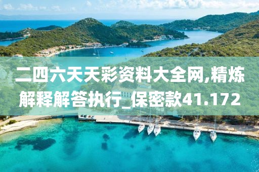 二四六天天彩资料大全网,精炼解释解答执行_保密款41.172