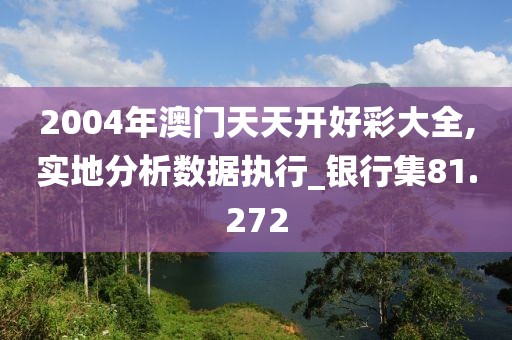 2004年澳门天天开好彩大全,实地分析数据执行_银行集81.272