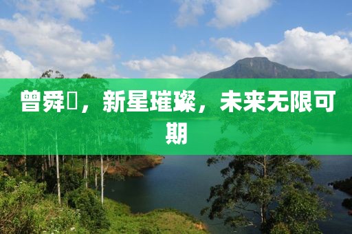 曾舜晞，新星璀璨，未来无限可期