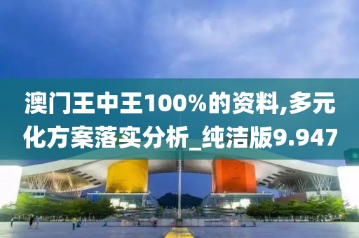 澳门王中王100%的资料,多元化方案落实分析_纯洁版9.947