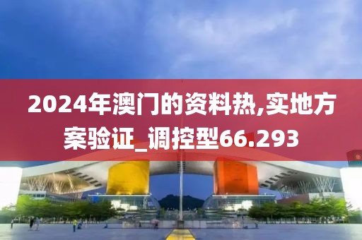 2024年澳门的资料热,实地方案验证_调控型66.293