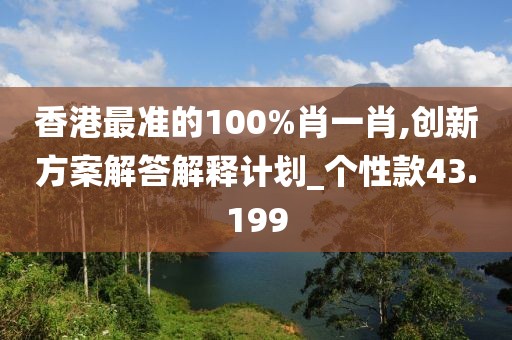 香港最准的100%肖一肖,创新方案解答解释计划_个性款43.199