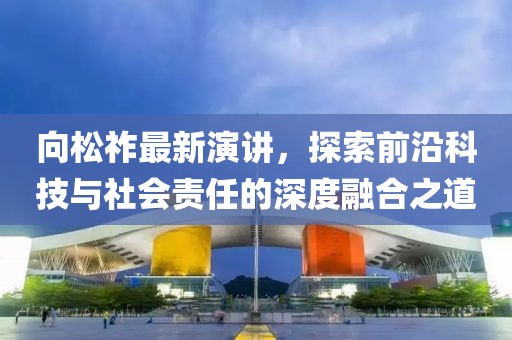向松祚最新演讲，探索前沿科技与社会责任的深度融合之道