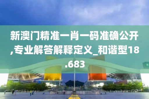 新澳门精准一肖一码准确公开,专业解答解释定义_和谐型18.683