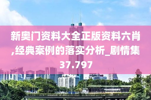 新奥门资料大全正版资料六肖,经典案例的落实分析_剧情集37.797