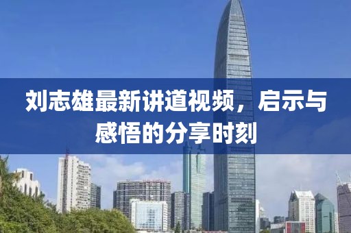 刘志雄最新讲道视频，启示与感悟的分享时刻