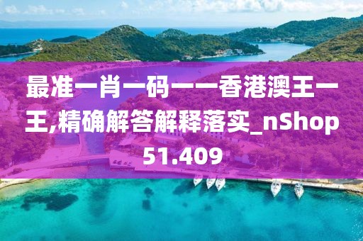 最准一肖一码一一香港澳王一王,精确解答解释落实_nShop51.409
