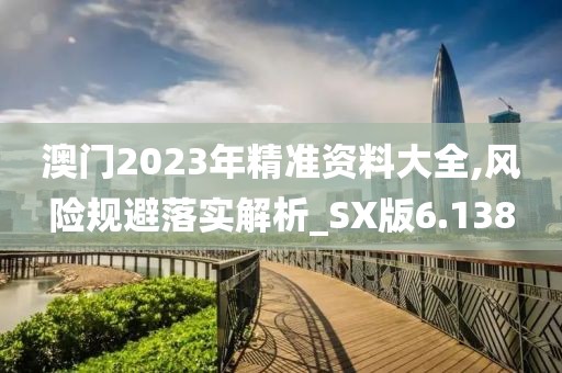 澳门2023年精准资料大全,风险规避落实解析_SX版6.138