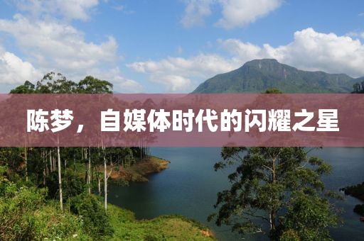陈梦，自媒体时代的闪耀之星