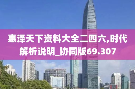 惠泽天下资料大全二四六,时代解析说明_协同版69.307