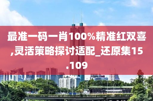 最准一码一肖100%精准红双喜,灵活策略探讨适配_还原集15.109