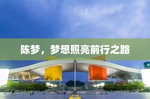 陈梦，梦想照亮前行之路