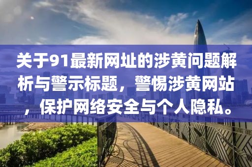 关于91最新网址的涉黄问题解析与警示标题，警惕涉黄网站，保护网络安全与个人隐私。