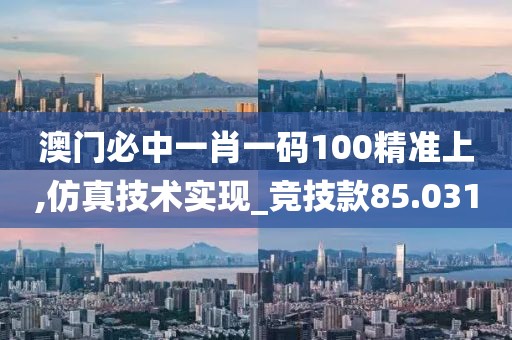 澳门必中一肖一码100精准上,仿真技术实现_竞技款85.031