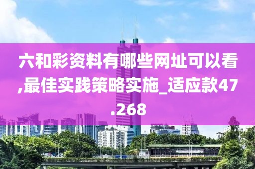 六和彩资料有哪些网址可以看,最佳实践策略实施_适应款47.268