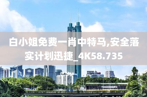 白小姐免费一肖中特马,安全落实计划迅捷_4K58.735