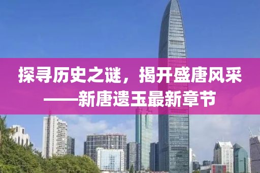 探寻历史之谜，揭开盛唐风采——新唐遗玉最新章节