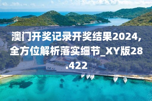 澳门开奖记录开奖结果2024,全方位解析落实细节_XY版28.422