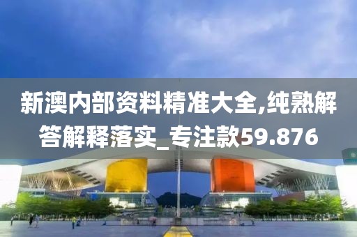 新澳内部资料精准大全,纯熟解答解释落实_专注款59.876