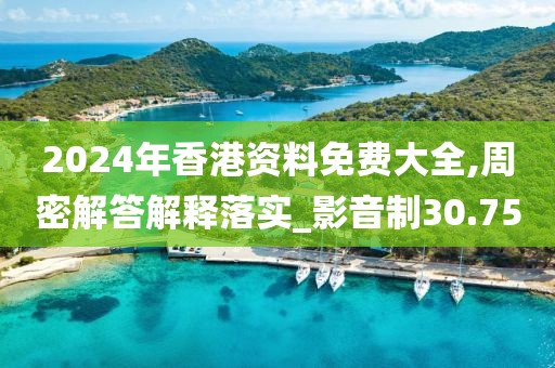2024年香港资料免费大全,周密解答解释落实_影音制30.75