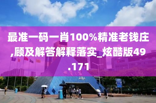 最准一码一肖100%精准老钱庄,顾及解答解释落实_炫酷版49.171