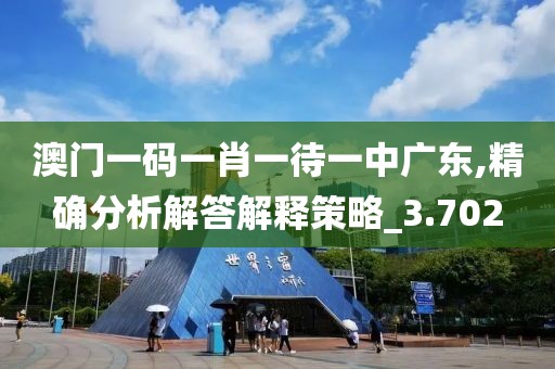 澳门一码一肖一待一中广东,精确分析解答解释策略_3.702