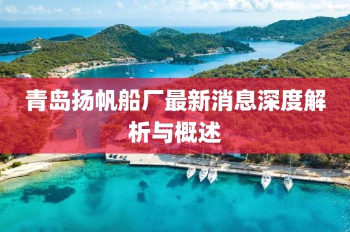 青岛扬帆船厂最新消息深度解析与概述