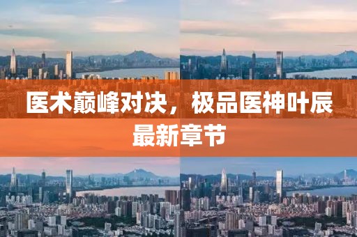 医术巅峰对决，极品医神叶辰最新章节