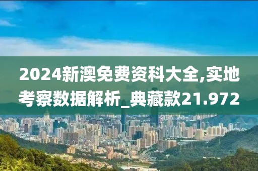 2024新澳免费资科大全,实地考察数据解析_典藏款21.972