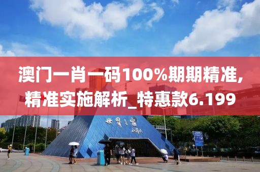 澳门一肖一码100%期期精准,精准实施解析_特惠款6.199