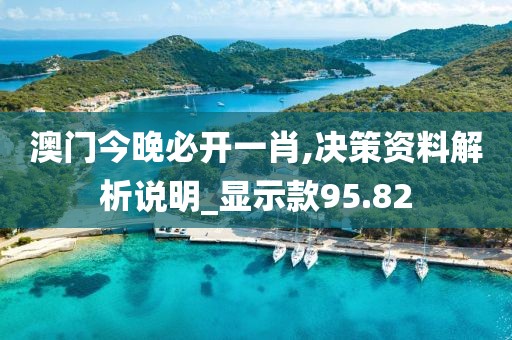 澳门今晚必开一肖,决策资料解析说明_显示款95.82