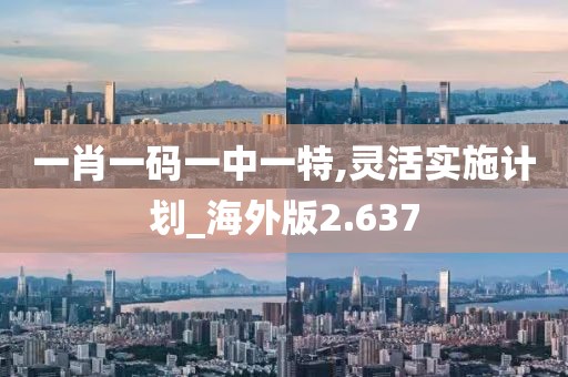 一肖一码一中一特,灵活实施计划_海外版2.637
